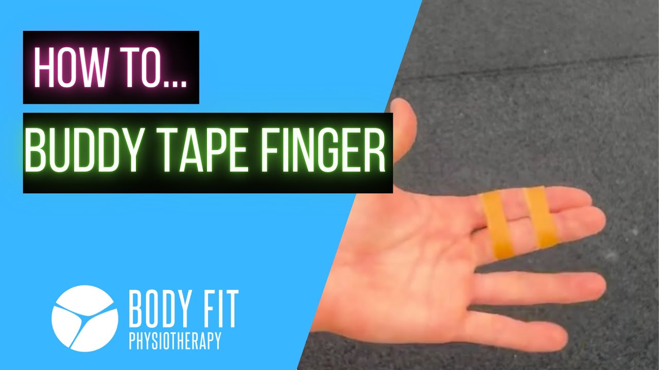 Buddy Tape your finger 