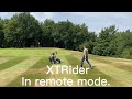 The new xtrider golf buggy in remote mode