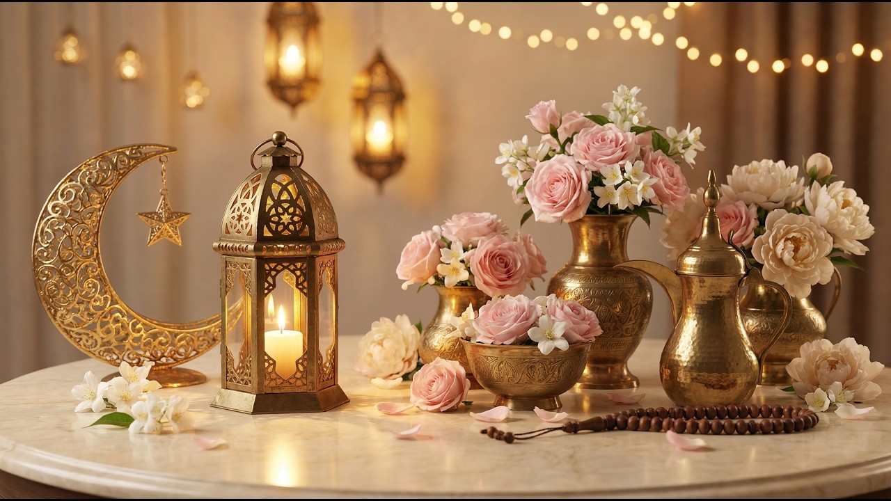 Ramadan Music 2026  🌜24/7 Peaceful Instrumental Music for Ramadan Night Vibes