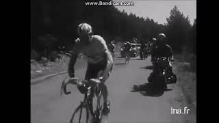 Tour de France 1965 - Etape 14 - Raymond Poulidor gagne au sommet du mont Ventoux
