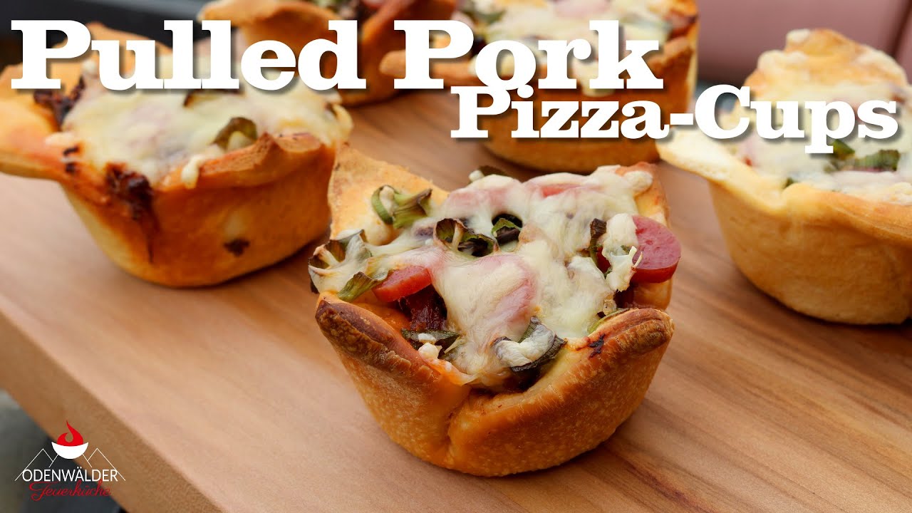 Pulled Pork Pizza-Cups - Sowas von gut