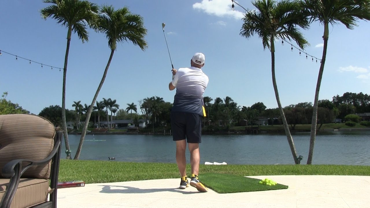 Coronavirus quarantine golfing on Lake Galloway