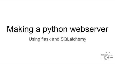 Python Flask Tutorial Part 1: Overview and Getting Started