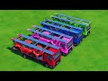 TRANSPORTING BUS, POLICE CARS, DUMP TRUCK, BOX TRUCK, FIRE TRUCK WITH SCANIA TRUCK - FS22 #23