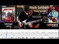 Black Sabbath The Thrill of it All Tony Iommi Guitar Solo with TAB