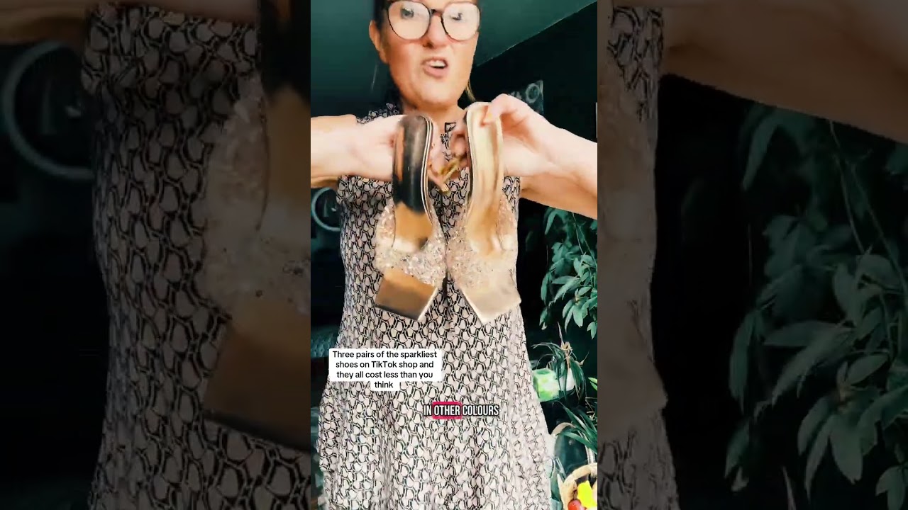 went on a mission to find the most fabulous sparkly shoes on TikTok Shop — and not only did I find