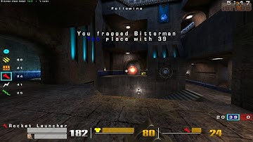 Quake 3 OSP: I was tired so i started a bot match...
