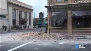 Earthquake shakes downtown Napa, damages buildings