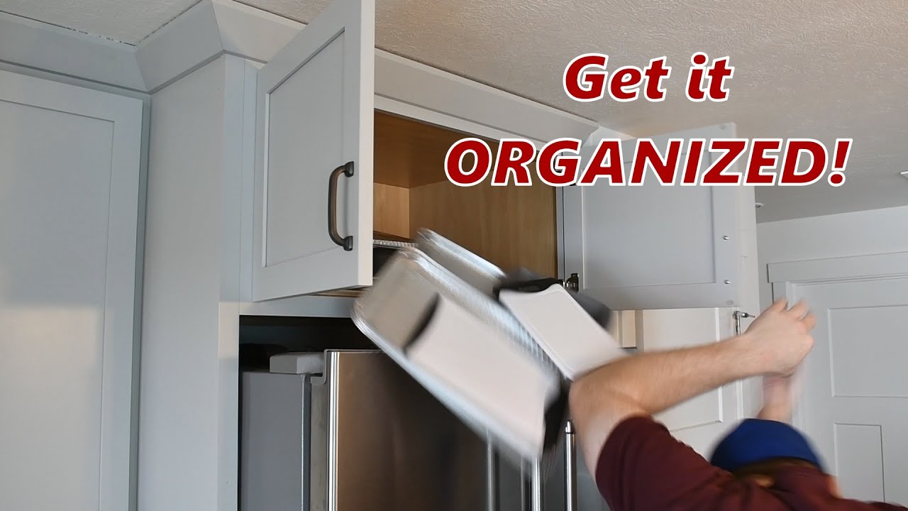 Above fridge upgrade // Maximizing kitchen storage YouTube