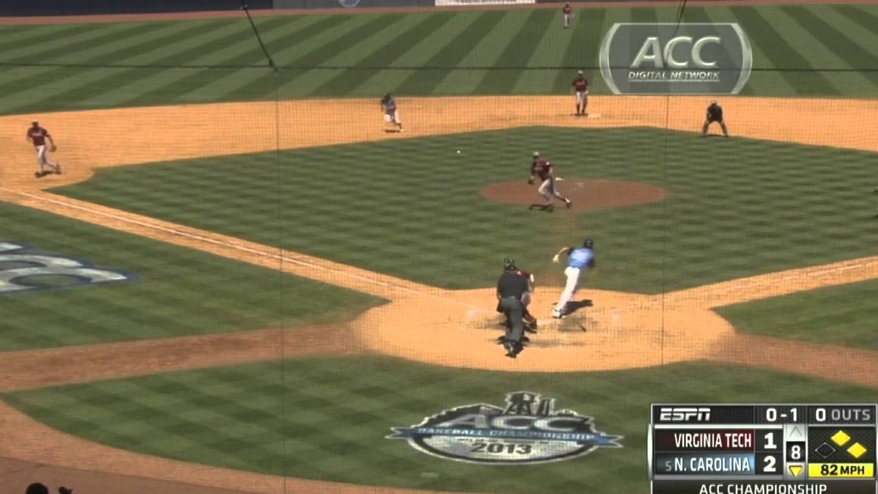 Video: Highlights from UNC's 4-1 win over Virginia Tech to capture 2013 ACC Baseball Tournament