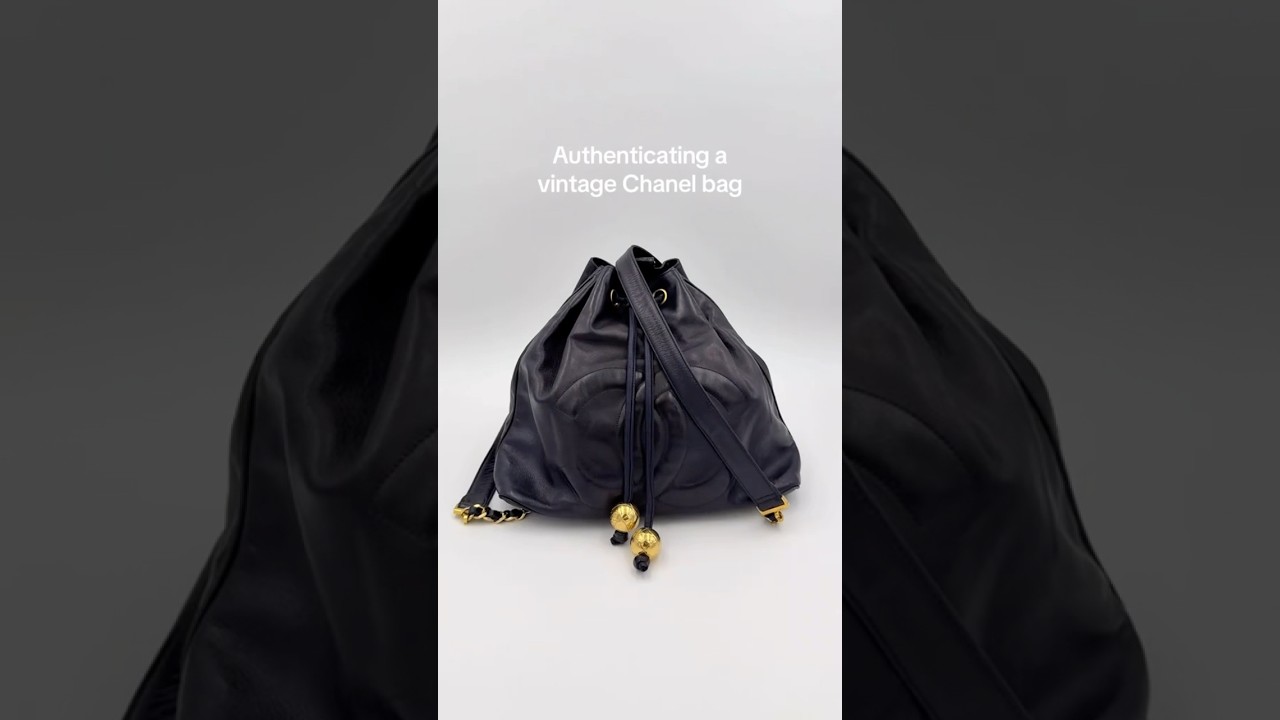 Learning how to authenticate a vintage Chanel bag 