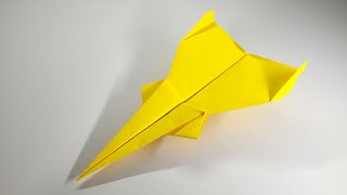 How to Make a Jet Fighter Paper Airplane that FLY FAR