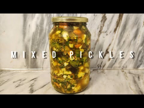 Mixed Pickles | Persian Taste |  طرز تهیه ترشی مخلوط