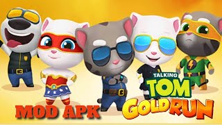 Talking Tom Gold Run Android Gameplay MOD APK screenshot 2