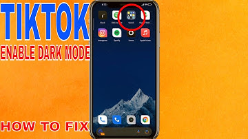 ✅ How To Fix Tiktok Dark Mode Option Not Showing | Enable Tiktok Dark Mode 🔴