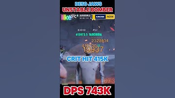 ONCE HUMAN JAWS BUILD DPS 743K UNSTABLE BOMBER CRIT HIT 415K🤬#oncehuman #七日世界 #원스 휴먼