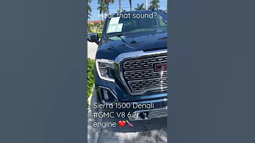 2021 GMC Denali Sierra 1500 6 2L V8 Engine Sound Roars Like A Lion 