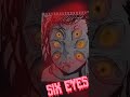 kokushibo Sixeyes vs gojo sixeyes same same but different #manglamshades&arts