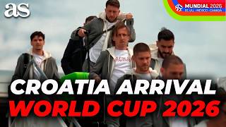 MODRIC and the CROATIAN NATIONAL TEAM arrives in the UNITED STATES to play in the 2026 WORLD CUP