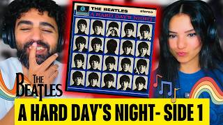 THIS IS A FLAWLESS RUN! The Beatles - A Hard Day's Night Full Album Reaction (SIDE 1)