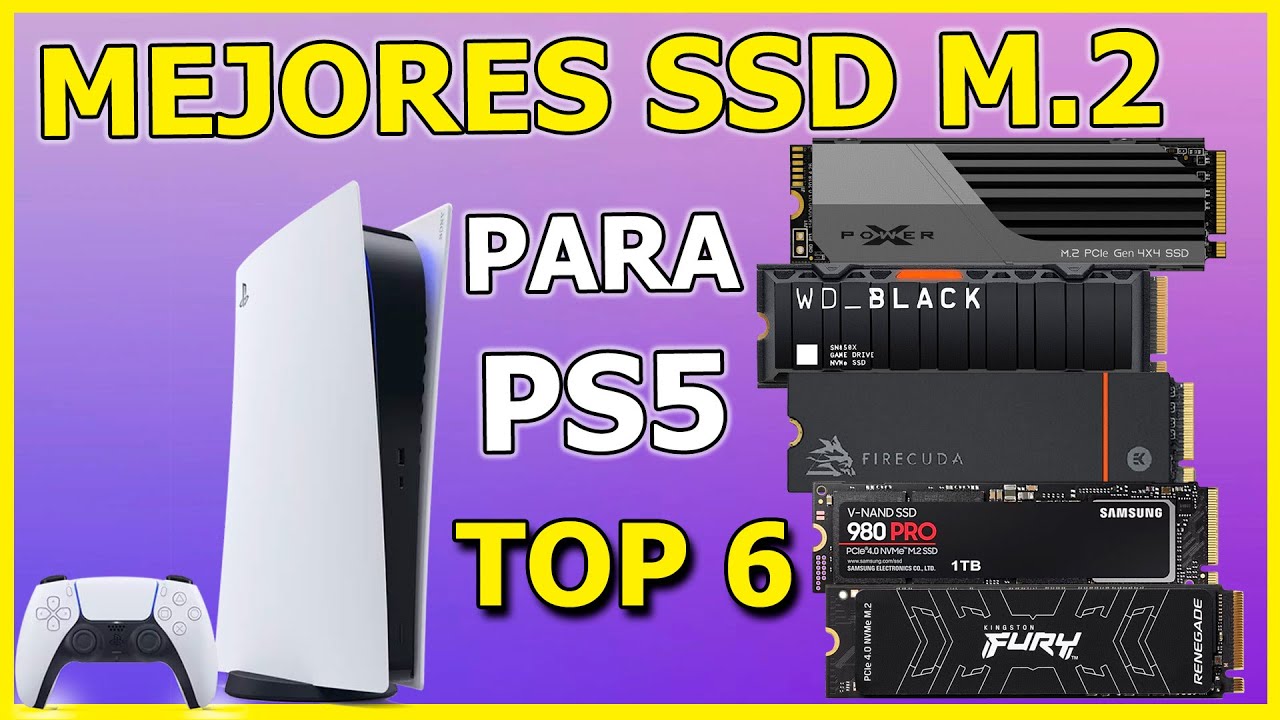 ✓ TOP 6 Mejores SSD M.2 para PS5 en 2023 ¡No compres uno antes de