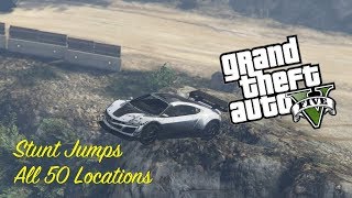 GTA 5 - Grand Theft Auto V / All Stunt Jumps