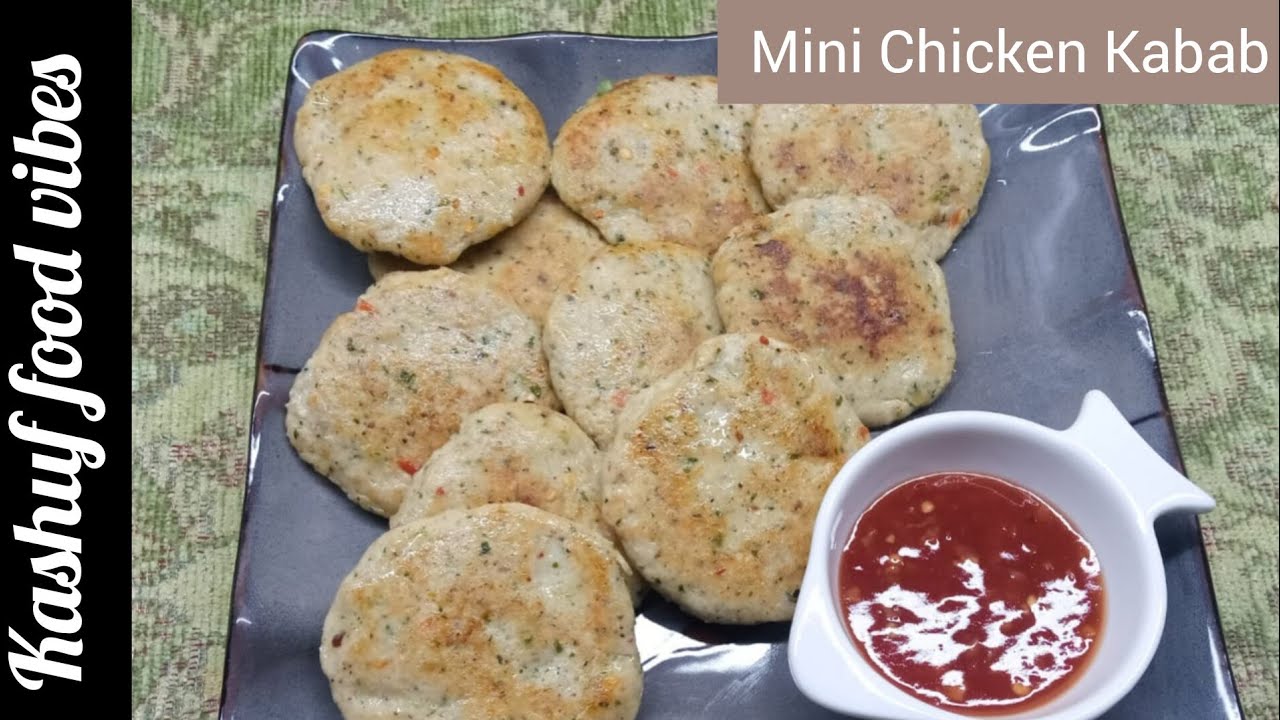 Mini Chicken kabab Recipe | Chicken Kabab by kashuf food vibes - YouTube