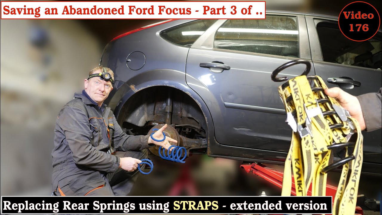 Focus St Rear Spring Perch Part 3 of 5 - Replacing the Rear Springs on my abandoned Ford Focus ...