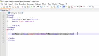Xhtml And Css Part 22 Div And Span