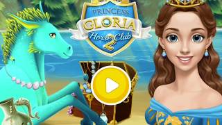 Play Animals Care - Princess Gloria Horse Club 2 Kids Games - Care Bath Time Wedding Makeup Gameplay screenshot 3
