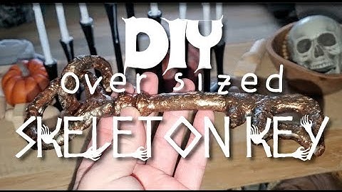 DIY OVERSIZED SKELETON KEY