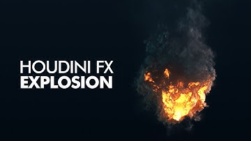 Houdini FX Explosion | My first Houdini Render | Made with PyroFX