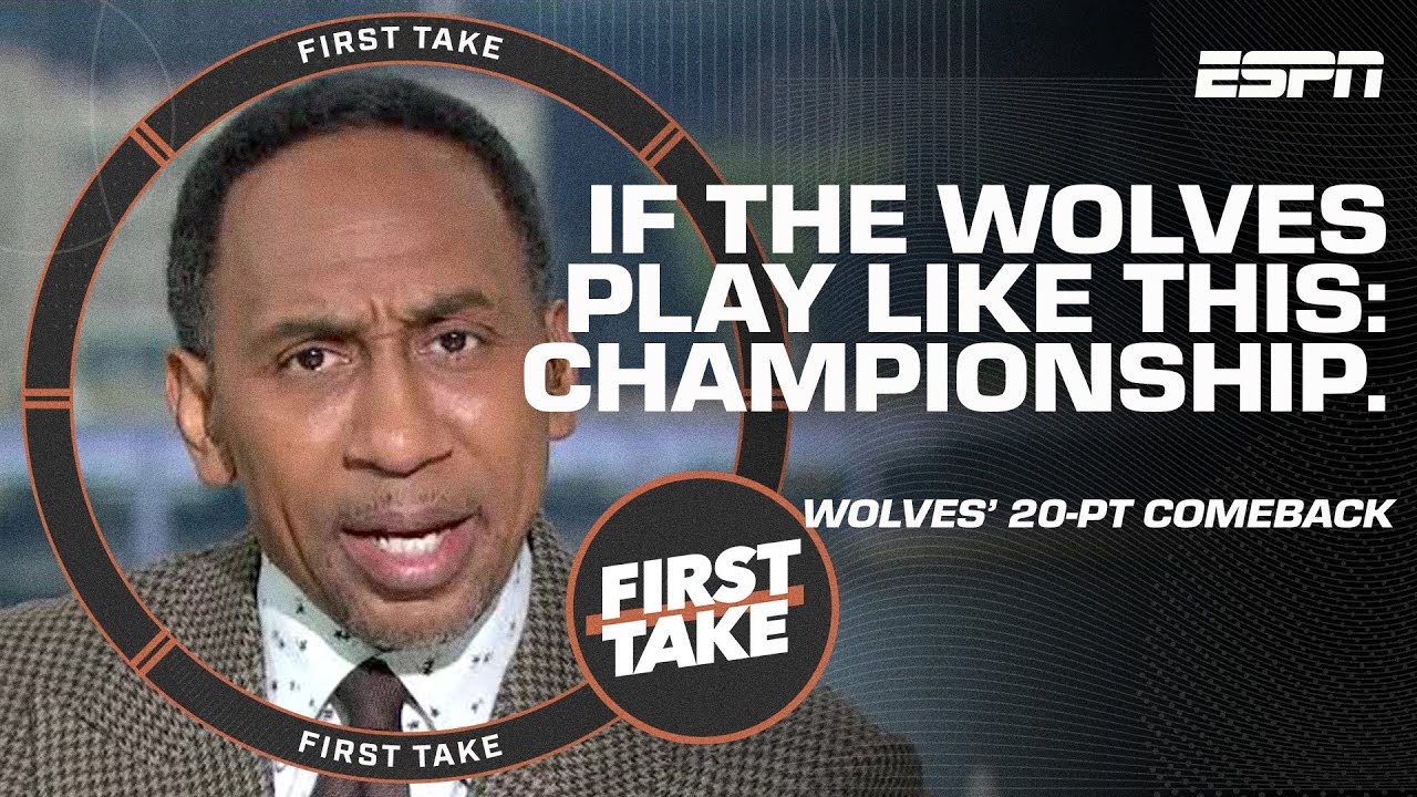 ⁣COMEBACK or COLLAPSE? 🤔 Stephen A. credits Wolves' DEFENSE as difference maker | First Take