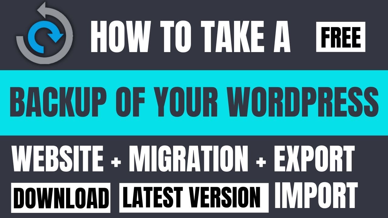 How to backup your wordpress website using All in one wp migration ...