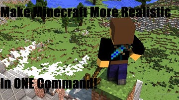 Make Minecraft More Realistic in One Command!