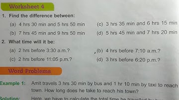 DAV Class 4 unit 8 worksheet 4 ।। Math class 4 chapter 8 worksheet 4 dav public school