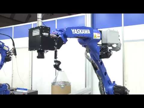 YASKAWA -【安川電機】小型ガルバノスキャナヘッドによるレーザ溶接-2017国際ロボット展