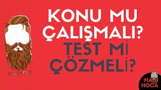 Test Mi? Konu Mu? 80 - 20 Kuralı