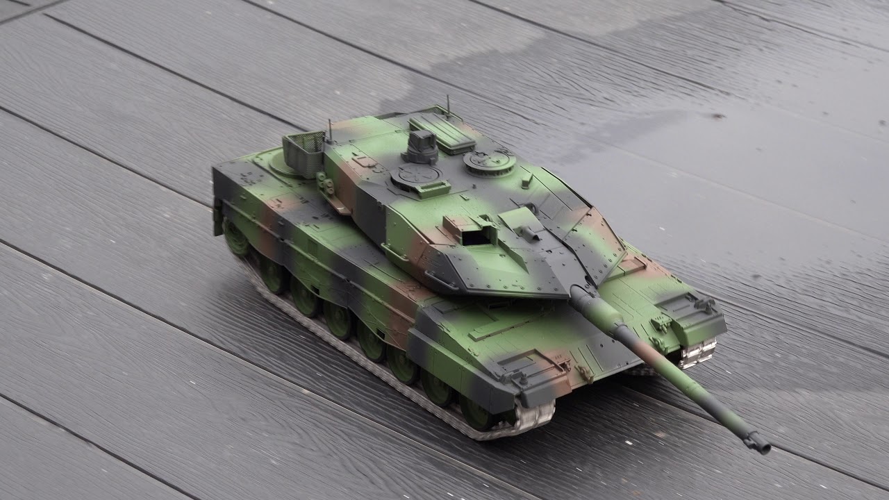 Tamiya 1/35 RC Leopard 2A6 NL YouTube