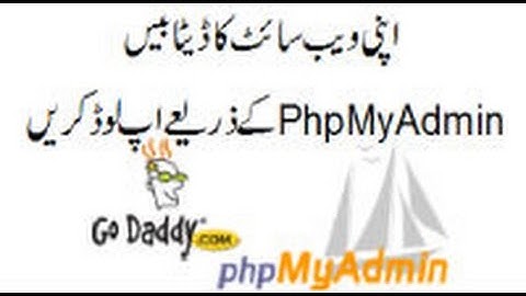 How to Import Wordpress Database Manually in Godaddy Hosting [Urdu-Hindi]