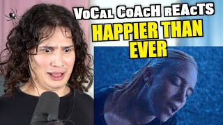 Vocal Coach Reacts to Billie Eilish  Happier Than Ever