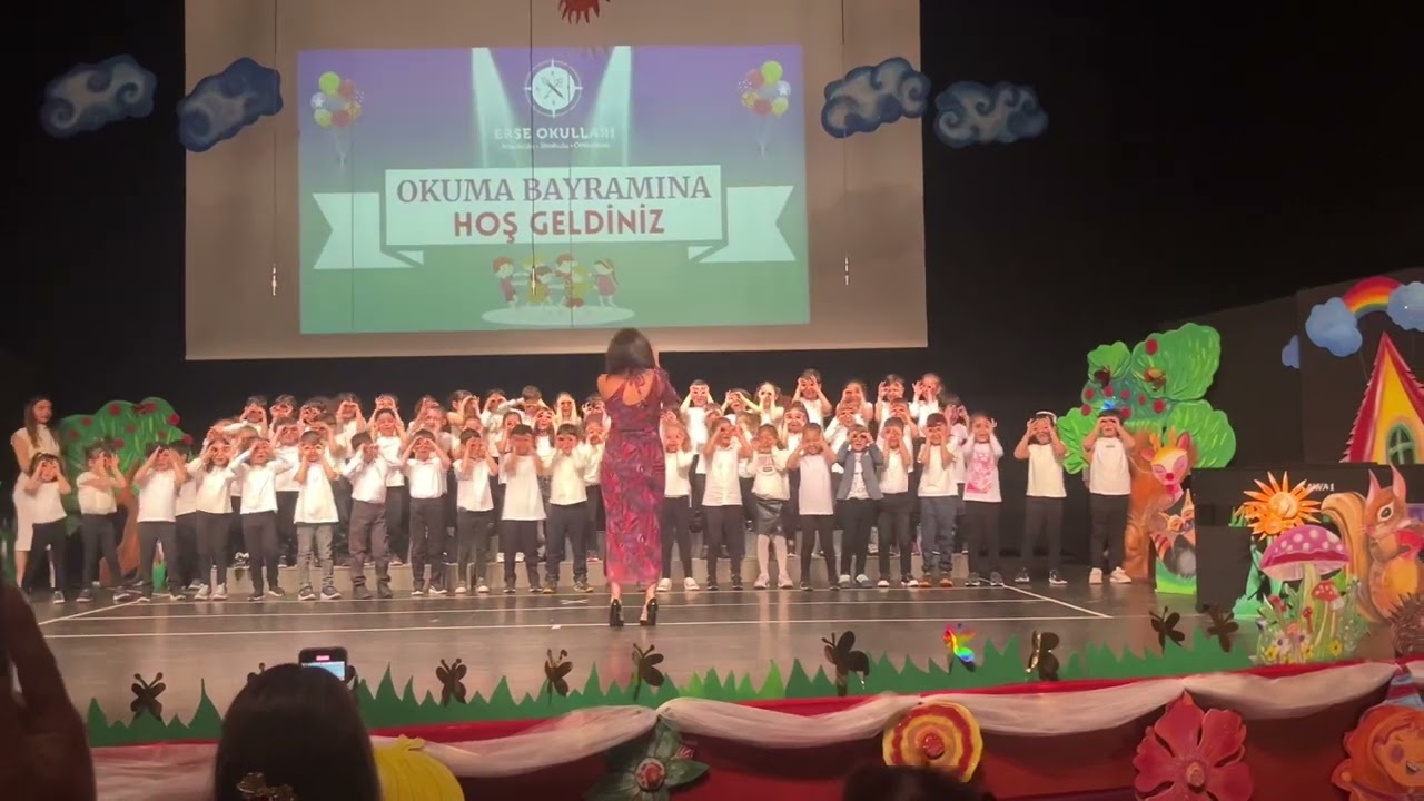 Okuma Bayramı Koro Gösterisi.