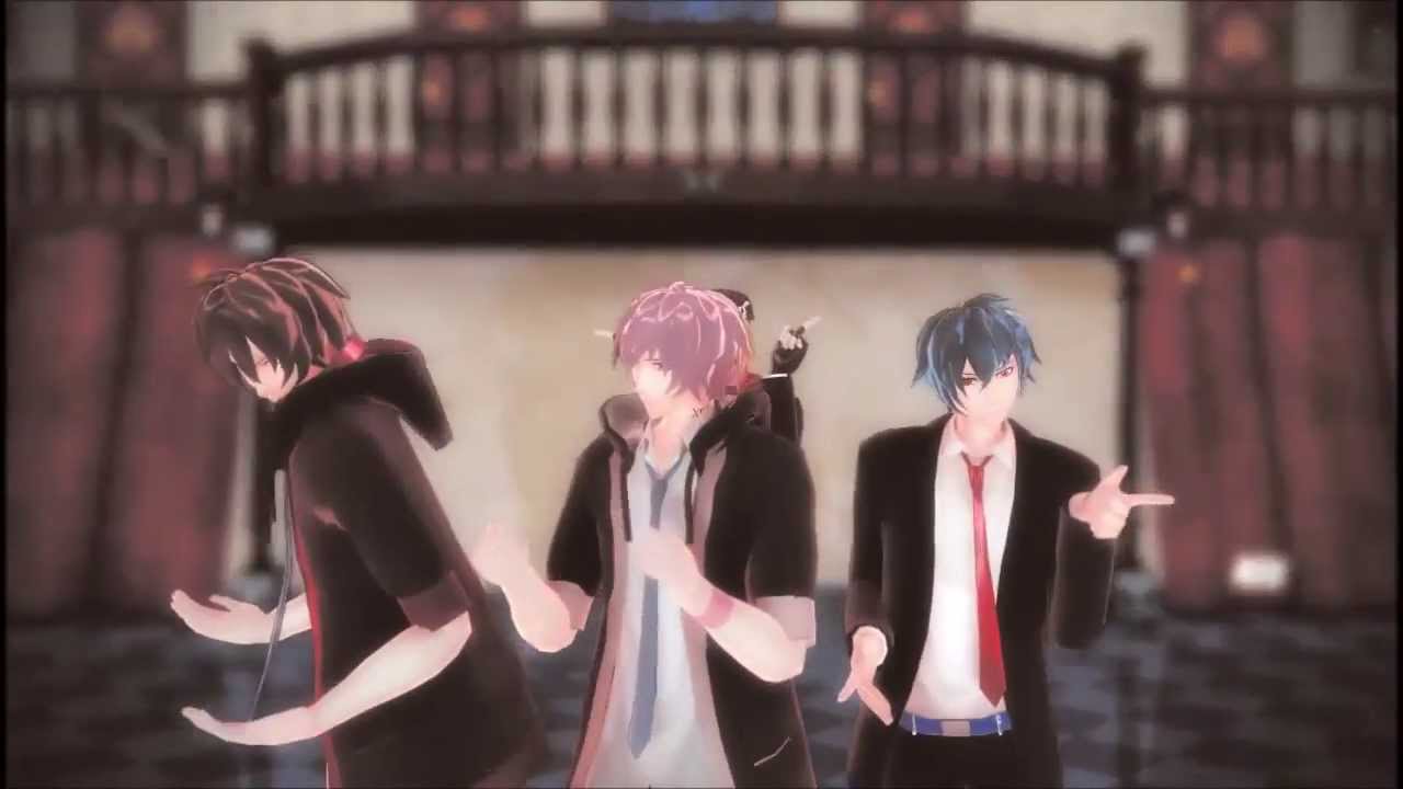 [MMD]HRK,GraymanXIII,LBK,Xcrosz - Bad ∞ End ∞ Night [Ver.2]