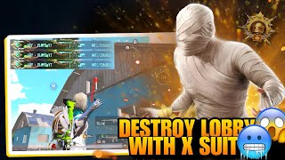 NON STOP RUSH😱WITH X SUIT😁 BEST RANK PUSH TIPS AND TRICK VIDEO DATE FOR LOW DEVICES AND NEW PLAYERS🥶