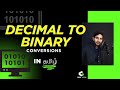 How to convert Decimal To Binary Number in Tamil / Decimal To Binary Conversion / Code View Tamil