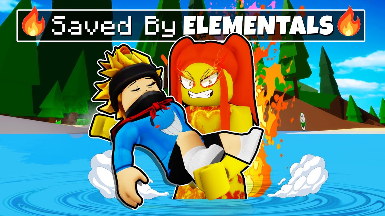 Saved By an ELEMENTAL in Roblox BROOKHAVEN RP!!