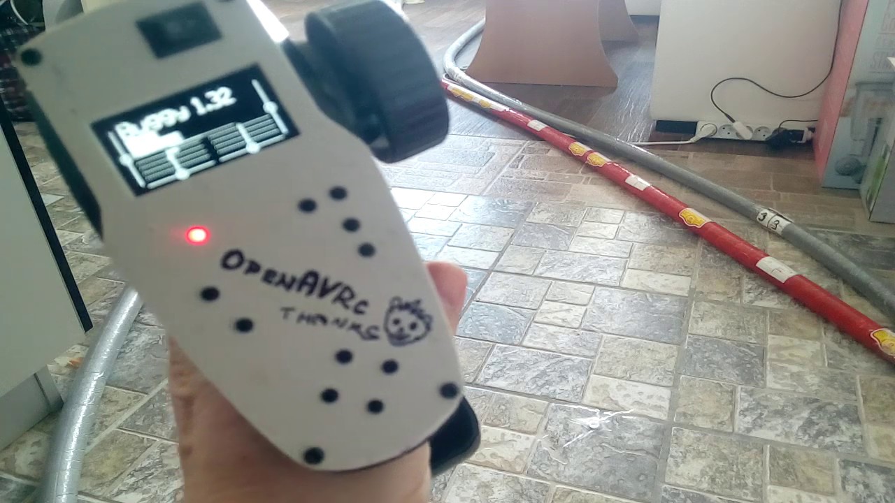 Surface OpenAVRc transmitter and Frsky RC receiver (motor-servo driver, telemetry) with Buggy 