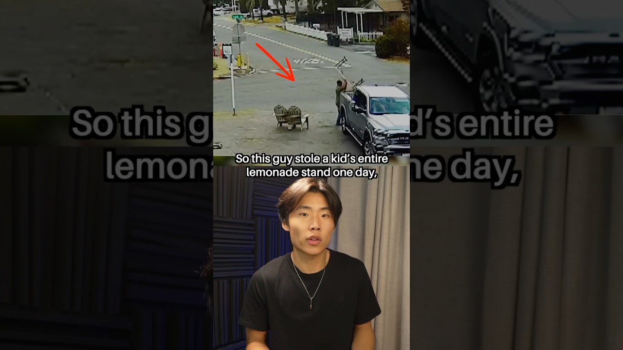 This Lemonade Stand Boy Had The Last Laugh #shorts