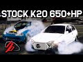 FASTEST Stock K20 and K24 Passes We've Ever Done With 650HP