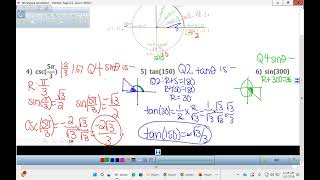 Famous Pre Calc Unit Circle Quiz Review Wealth